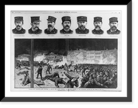 Illinois - The anarchist-labor troubles in Chicago The police charging the murderous rioters in old Haymarket Square on the night of May 4th.from sketches by C. Bunnell and Chas Upham. Timeless Wal