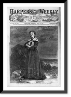 Historic Framed Print, Miss Ida Lewis, the heroine of Newport.photo by Manchester Bros., Providence, R.I.,  17-7/8" x 21-7/8"