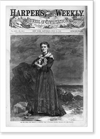 Historic Framed Print, Miss Ida Lewis, the heroine of Newport.photo by Manchester Bros., Providence, R.I.,  17-7/8" x 21-7/8"