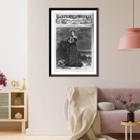 Historic Framed Print, Miss Ida Lewis, the heroine of Newport.photo by Manchester Bros., Providence, R.I.,  17-7/8" x 21-7/8"