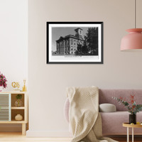 Historic Framed Print, Dunlop Society Court Houses - 9,  17-7/8" x 21-7/8"