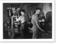Two men working in Gateway soda factory, Harper's Ferry Classic, Antique Wall Art