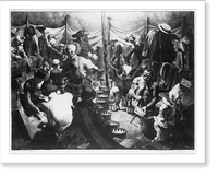 Historic Framed Print, Clown alley.Robert Riggs.,  17-7/8" x 21-7/8"