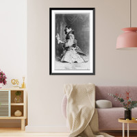Historic Framed Print, Mrs. James Brown Potter, 1859-1936,  17-7/8" x 21-7/8"