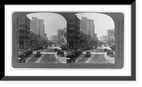 Historic Framed Print, West on Douglas Avenue, Wichita, Kansas,  17-7/8" x 21-7/8"