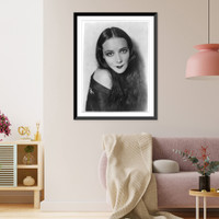 Historic Framed Print, Delores Del Rio,  17-7/8" x 21-7/8"