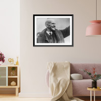 Black & White Photo - Christmas - Eugene V. Debs - Antique Wall Decor Print