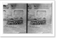 Vintage Americana Print - San Francisco - earthquake: Burning a dead