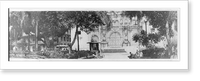 Historic Framed Print, [Panorama of Cathedral Plaza, Panama City.] - 2,  17-7/8" x 21-7/8"