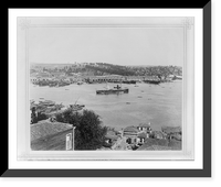 View of the Okmeydani (Archery Field) seen from the Sultan Selim.Lieutenant Colonel of the General Staff, Ali Riza Bey, Antique Poster