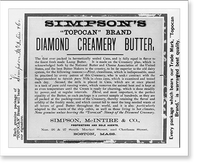 Black & White Photo - Massachusetts - Simpson's Topcan Brand Diamond