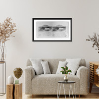 Historic Framed Print, Bay of Daiquiri, landing place of Shafter's Army, Cuba,  17-7/8" x 21-7/8"
