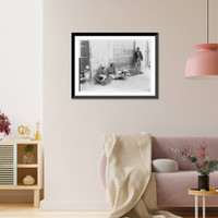 Historic Framed Print, Reconcentrados, Havana,  17-7/8" x 21-7/8"