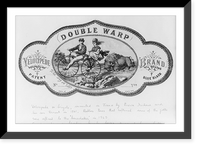 Historic Framed Print, Double-warp Velocipede Brand,  17-7/8" x 21-7/8"