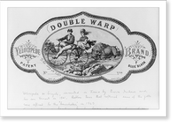 Historic Framed Print, Double-warp Velocipede Brand,  17-7/8" x 21-7/8"