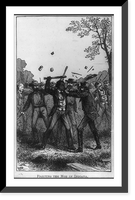 Historic Framed Print, Douglass resisting an Indiana mob,  17-7/8" x 21-7/8"