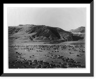 Historic Framed Print, E.L. Dana Ranch, mouth of Big Horn Canyon.,  17-7/8" x 21-7/8"