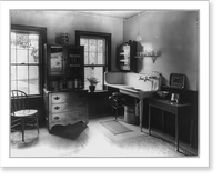 Kitchen in Massachusetts farmhouse, Vintage Print