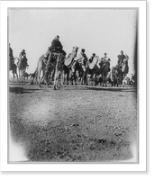 Historic Framed Print, Desert caravan,  17-7/8" x 21-7/8"