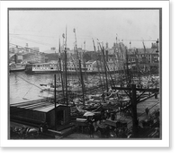 Maryland - Baltimore - Steamer JOPPA and small craft at anchor, Antique Wall Art