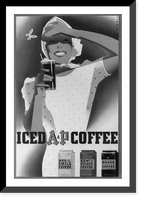 Iced A & P Coffee, Antique Print
