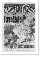Noveau cirque la Foire de S&eacute;ville, Vintage Poster