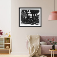 Historic Framed Print, The net menders,  17-7/8" x 21-7/8"