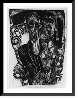 Historic Framed Print, Henri vander Velde and daughter,  17-7/8" x 21-7/8" Historic Framed Print, Henri vander Velde and daughter,  17-7/8" x 21-7/8"