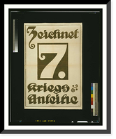 Zeichnet 7. Kriegsanleihe. E.P, Vintage Print