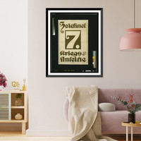 Zeichnet 7. Kriegsanleihe. E.P, Vintage Print