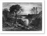 Historic Framed Print, Ecologue the First,  17-7/8" x 21-7/8"