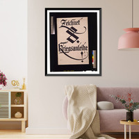 Zeichnet 8. Kriegsanleihe. E. Ranzenhofer, Antique Poster