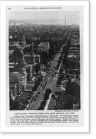 Historic Bird's Eye View - Looking down 16th St