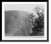 Masheran, waterfall, view from Louisa Point, Vintage Poster