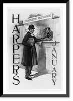 Historic Framed Print, Harper's [for] January,  17-7/8" x 21-7/8"