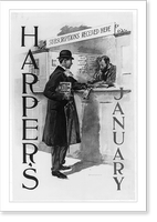 Historic Framed Print, Harper's [for] January,  17-7/8" x 21-7/8"