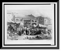 Fish market Canton.from nature by W. Heine ; lith. of Sarony & Co., New York, Antique Print