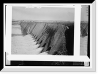 Historic Framed Print, Assouan Dam,  17-7/8" x 21-7/8"