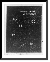 Historic Framed Print, High noon, Pittsburg, Pa.,  17-7/8" x 21-7/8"