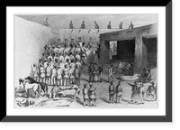 Texians drawing the black beans at Solado, Historic Print