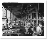 Historic Framed Print, Tool department, National Cash Register, Dayton, Ohio,  17-7/8" x 21-7/8"