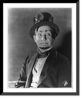 Comedian with small beard, wearing top hat and bowtie, half lgth., facing front Classic, Antique Poster