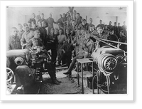 Manchuria - Soviet soldiers in process of removing industrial equipment from Manchurain factories, Historic Reproduction