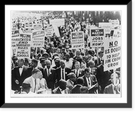 Historic Photo Print - Lincoln Memorial - Roy Wilkins with a few