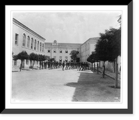 Historic Framed Print, [Exercises of the students of the engineering and artillery school].Abdullah Fr&egrave;res, Constantinople.,  17-7/8" x 21-7/8"