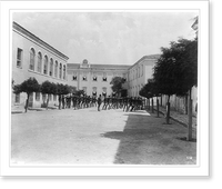 Historic Framed Print, [Exercises of the students of the engineering and artillery school].Abdullah Fr&egrave;res, Constantinople.,  17-7/8" x 21-7/8"