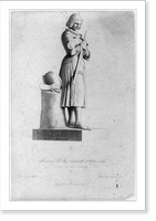 Jeanne d'Arc (la pucelle d'Orleans) - Sculpte par Marie D'Orleans, Vintage Poster