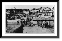 The Italian Front: Bowling in an outdoor alley at an American Red Cross post, Antique Poster