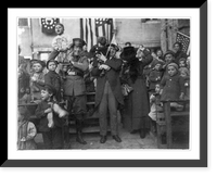 Colonel Perkins of the American Red Cross with U.S. Consul Carroll at American Red Cross day school with group of children, Venice, Italy Classic, Antique Print