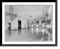 Historic Framed Print, The East Room, White House - 2,  17-7/8" x 21-7/8"